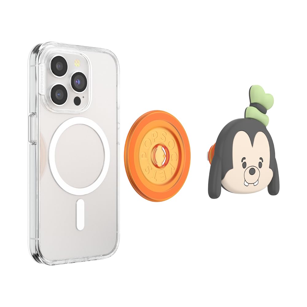 PopSockets Phone Grip for MagSafe Magnetic Holder, Phone Stand, Disney - Kawaii Goofy - Image 3