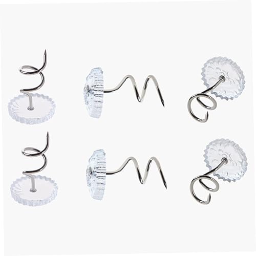 Miniatura 2 de Clips de retención, 60 piezas de clips de retención para decoración de habitación, alfileres para faldón de cama, alfileres trenzados de acero