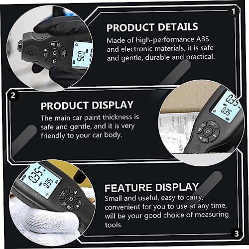Medidor digital de grosor de pintura para autos miniatura 3