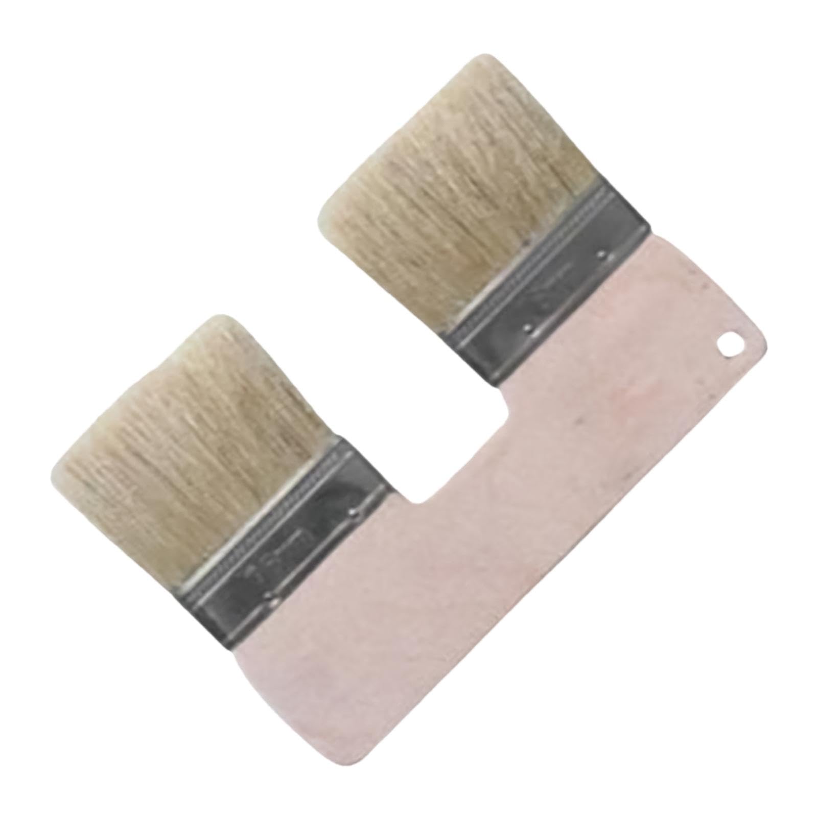 Double Pinceau pour Peinture,Double Pinceau - Pinceau texturé - Pinceau de Peinture Murale d'art pinceaux de 3 Pouces pour Outil de Peinture Acrylique pinceaux pour