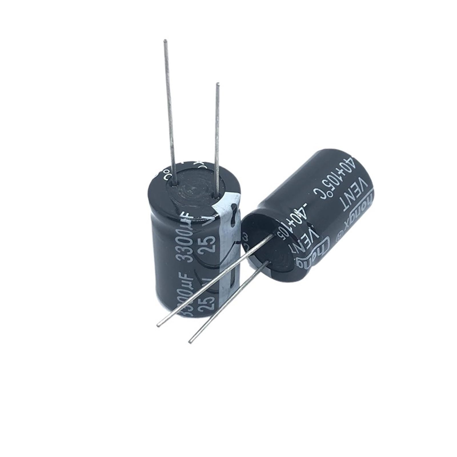 20 Condensatori Elettrolitici 3300uF 25V – 3300MFD 25V, 13x25mm, Radiale, -40°C +105°C