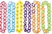 Oojami 12 Hawaiian Luau Jumbo Silk Flower Leis Tropical Party