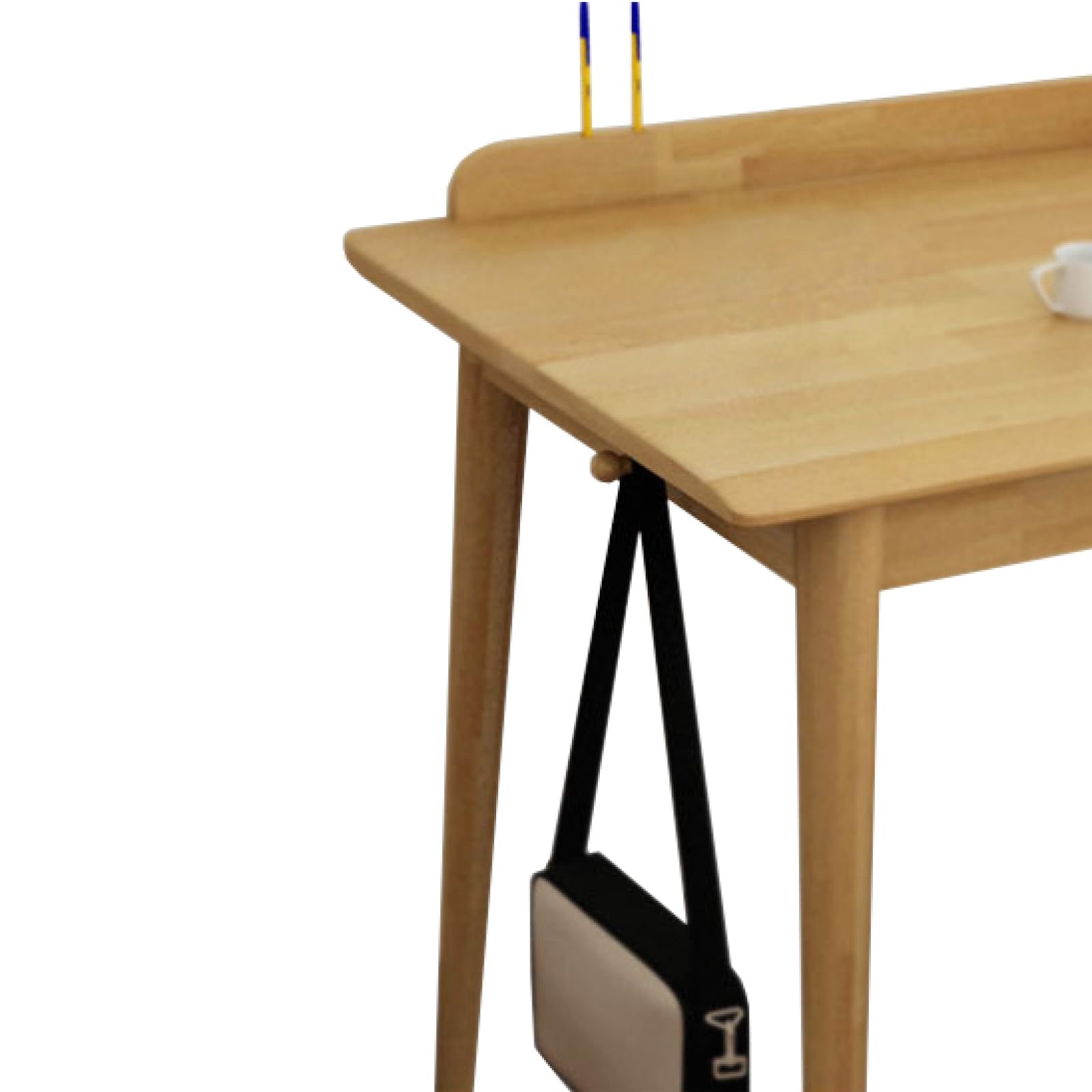 Amazon | 机、引き出し2つ付きデスク 木製デスク 書斎 ホームオフィス