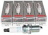 NGK 1675 Spark Plug PFR7S8EG Fine-Wire Laser Welded Dual Platinum Series Compatible with Audi, Volks