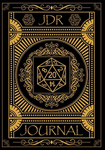 JDR Journal: Carnet de Jeux De Rôle pour Maître du jeu | RPG Game Master | Carnet pour noter vos Plans, Armes, Stratégies | Idée de cadeau | 150 pages...