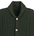 Gioberti Kids and Boys 100% Cotton Knitted Shawl Collar Cardigan Sweater, Olive, Size 6