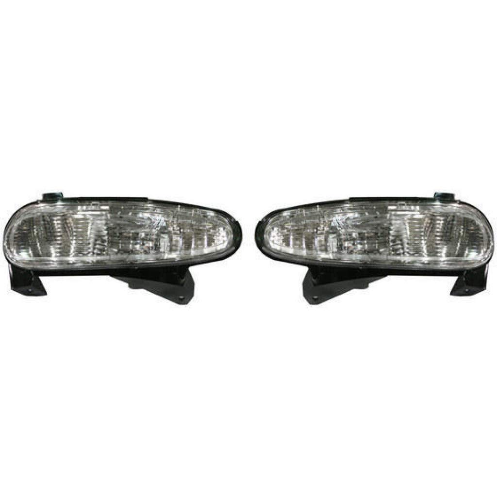 CarLights360 For Buick Lacrosse Turn Signal/Parking Light Assembly 2005-2009 Pair Driver and Passenger Side CAPA Certified For GM2520191C