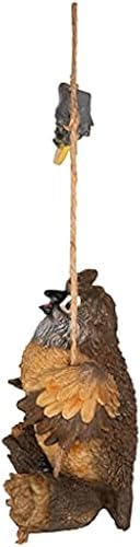 Miniatura 3 de Design Toscano EU42044 Decor-Howie The Hoot - Escultura oscilante, regalos de noche, luna de búho, a todo color