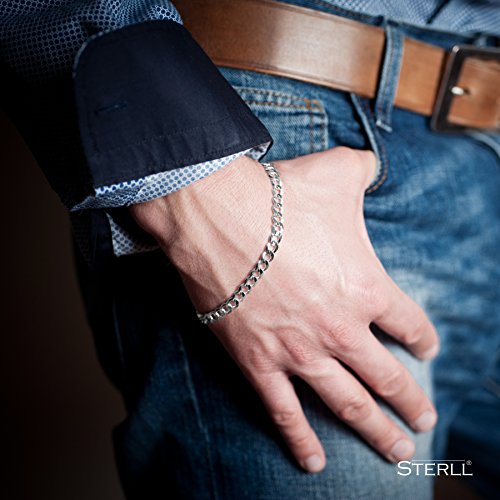 STERLL Uomo set di Gioielli Collana e Bracciale