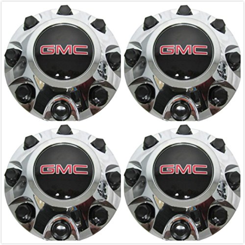 Gosweet Set of 4 Replacement Chrome 2011-2017 C5499 Fit For GMC Sierra 2500 3500 Chrome HD Center Hub Cap #9597819