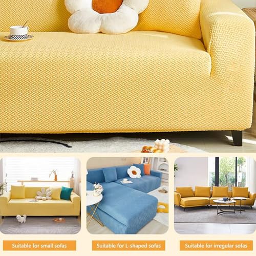 Housse de canapé extensible lavable et facile à installer pour salon moderne - 6