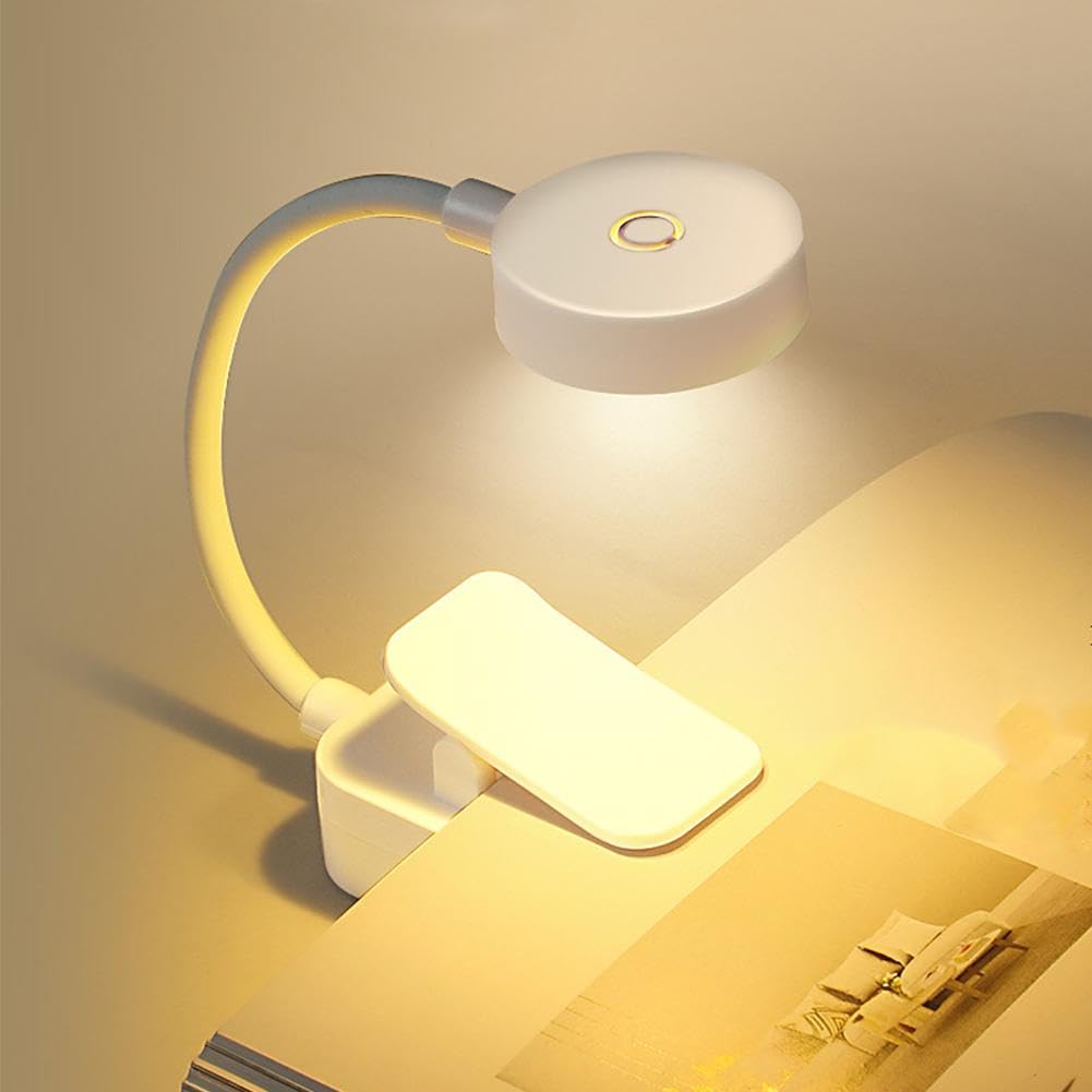 Amazon.co.jp : LED クリップライト 電池式/充電式 読書灯 ブック