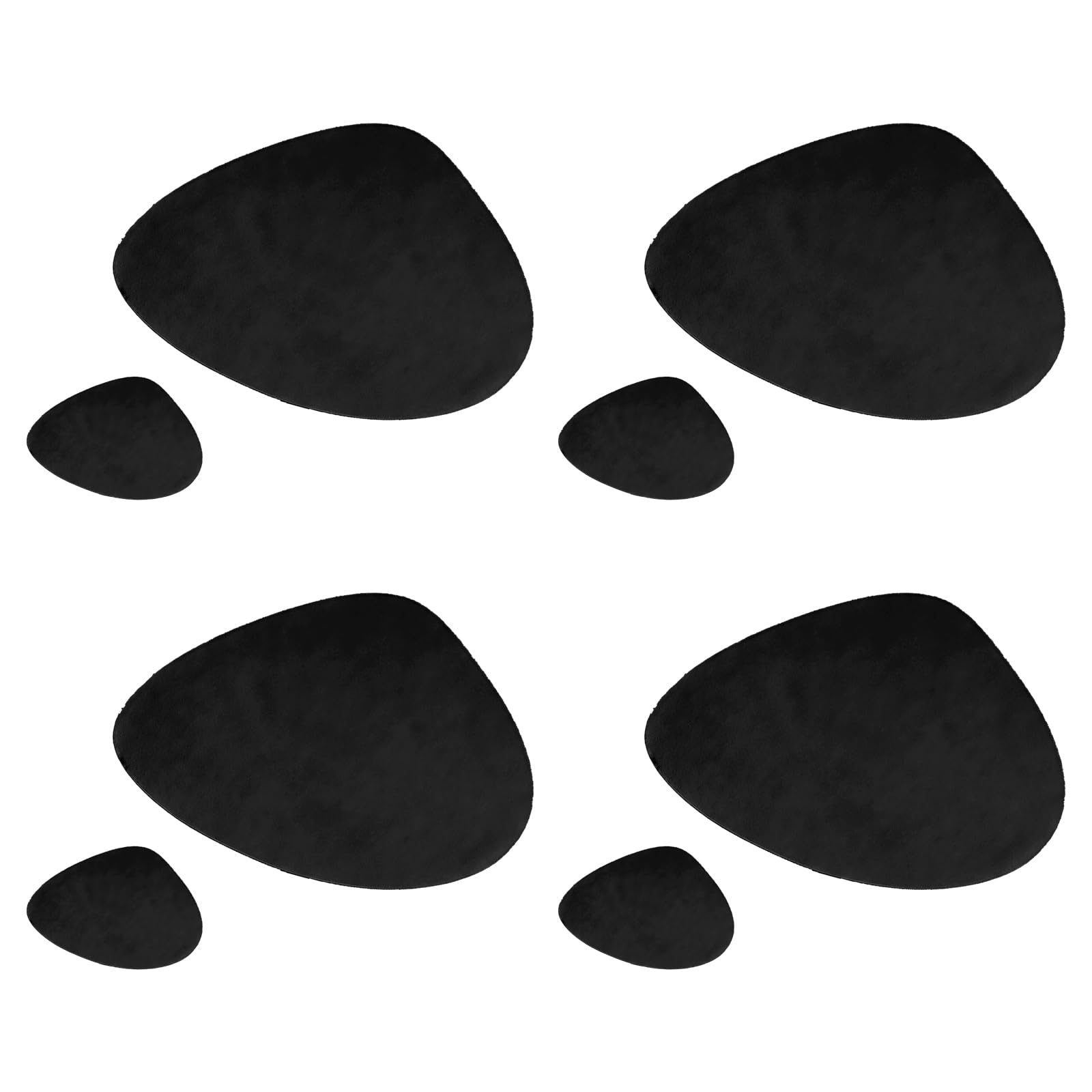 Reversible Leather Placemat Watertight Heatproof Nonslip for Dining Table Leather Coasters