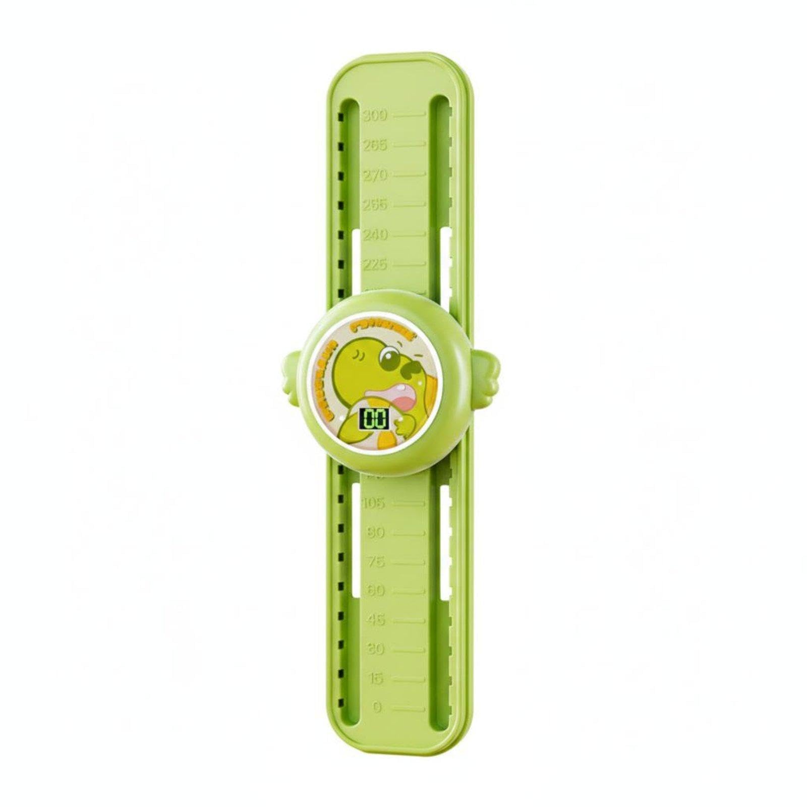 calandis voice counting jump device fun & educational kids' touch high jump counter improves coordination wall-mounted growth chart toy for young children green sunny dino led