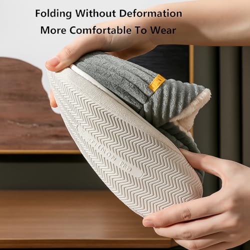 Pluffi Comfortable and Stylish Slippers, Winter Warm Fluffy House Slippers, Cozy Plush Non-Slip for Men Women4
