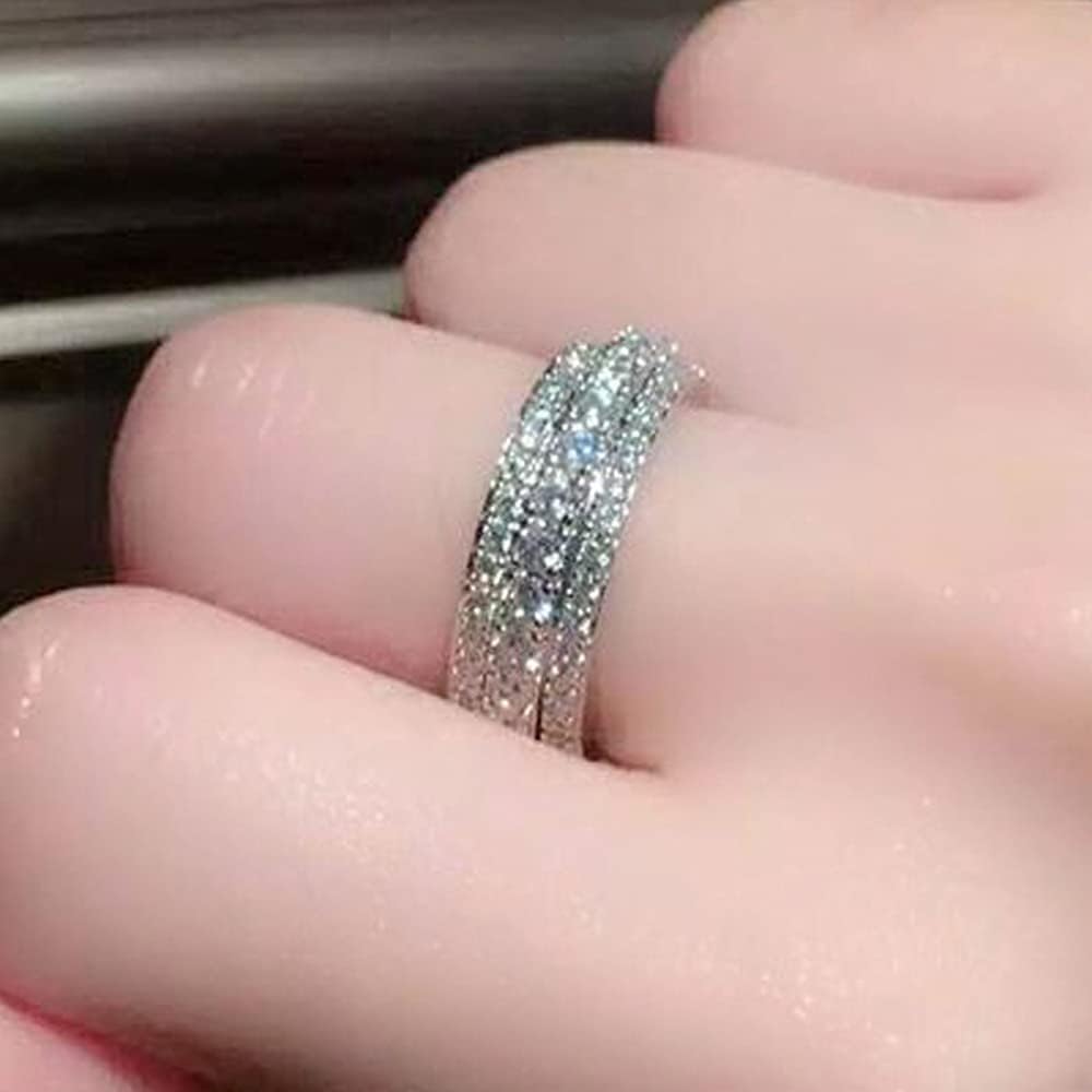 925 Sterling Silver Shiny Cubic Zirconia Rings Diamond Rings for Women Jewelry Findings Earring Backs Findings - Image 4