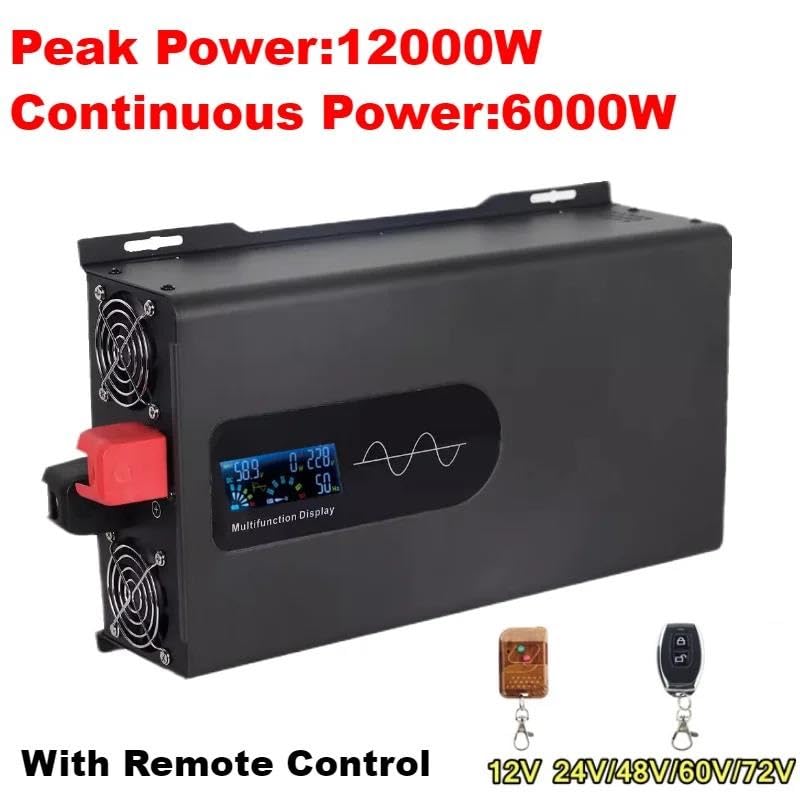 Onduleur à onde sinusoïdale 60v 220v 12000W avec commande à distance - 7