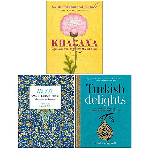 Khazana, Mezze Small Plates To Share, Turkish Delights 3 Books Collection Set