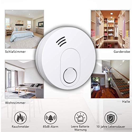 ELRO FS1510 | 6-teiliges Rauchmelder-Set | Magnetisches Befestigungsset | 10 Jahre Batterie |...