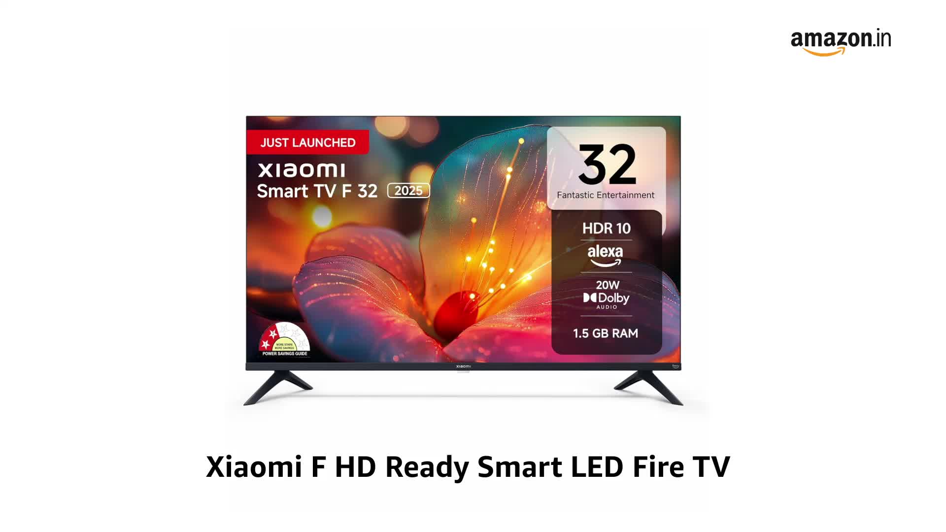 Xiaomi 80 cm (32 inch) F Series HD Ready Smart LED Fire TV L32MB