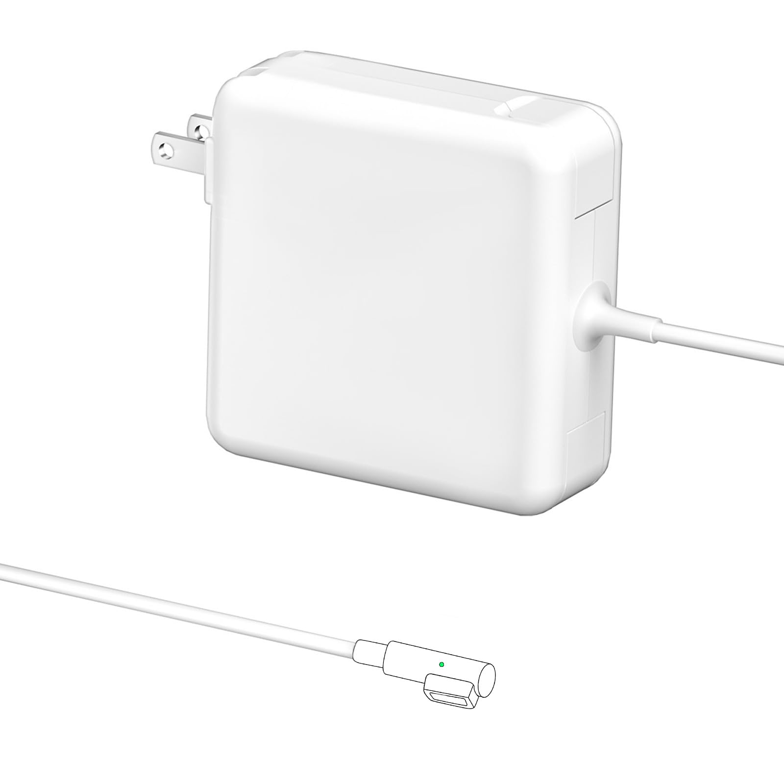 Amazon.com: 60W Mac Book Pro Charger, Mag 1 Power Adapter