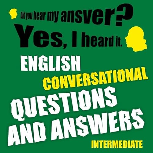 Couverture de English conversational questions and answers intermediate