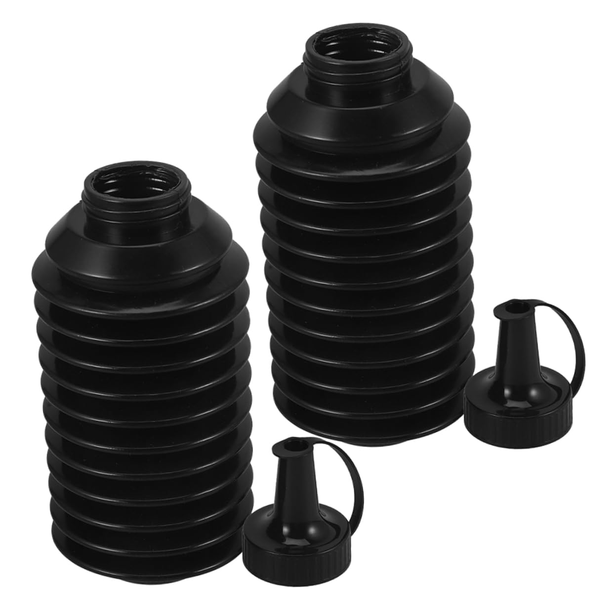 ibasenice Professional Bead Organizer 2pcs Plastic Squeeze Bottle Toy Bead Storage Folding Bottle Outdoor Accessory