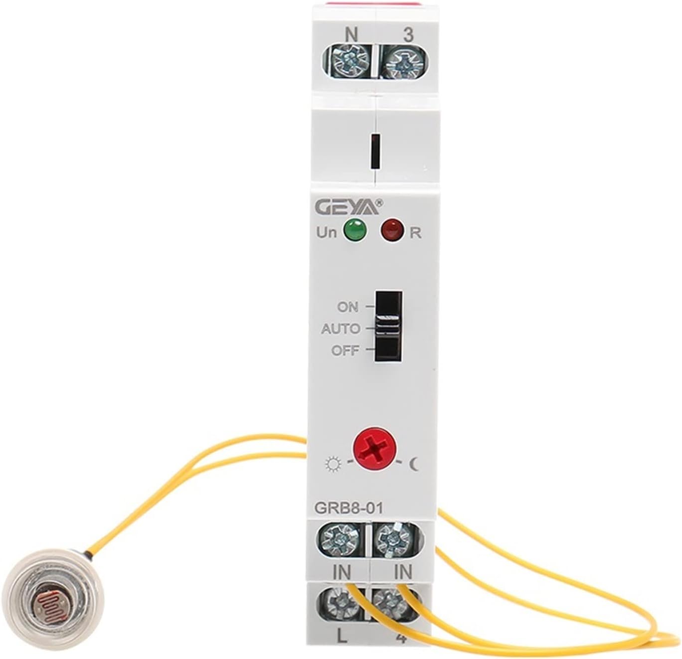 GRB8-01/02 Twilight Switch with Sensor AC110V-240V Photoelectric Timer Light Relay(GRB8-02 AC110-240V)