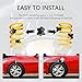 4PCS Rubber Coil Spring Spacers,Heavy Duty Front Coil Spring Booster Kit for 1