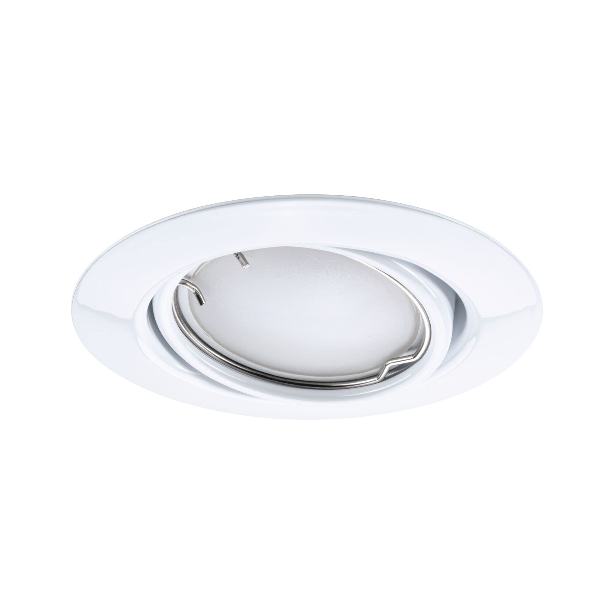 Paulmann 92466 LED Einbauleuchte Base Smart Home Zigbee Basisset schwenkbar rund 230V 3x4,9W 3x420lm dimmbar 90mm Weiß Metall RGBW+