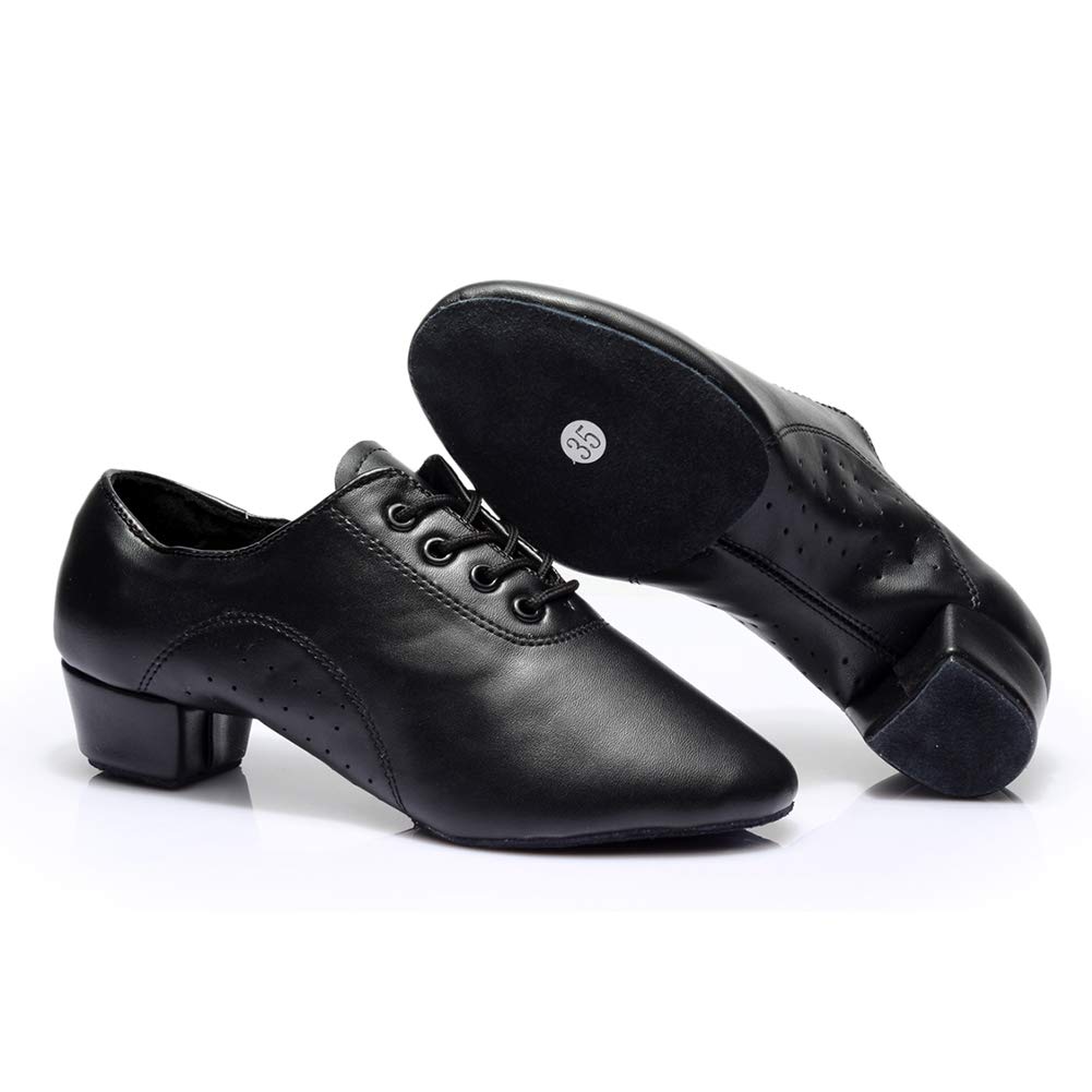 HROYL Scarpe da Ballo Professionali Donna Uomo Latino Salsa Jazz Danza