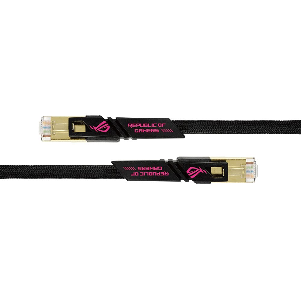 ASUS ROG CAT7 CABLE ネットワーク ケーブル LAN３M Asus ROG ZOOM Cat 7 Ethernet Gaming Cable ~ 3m | eBay