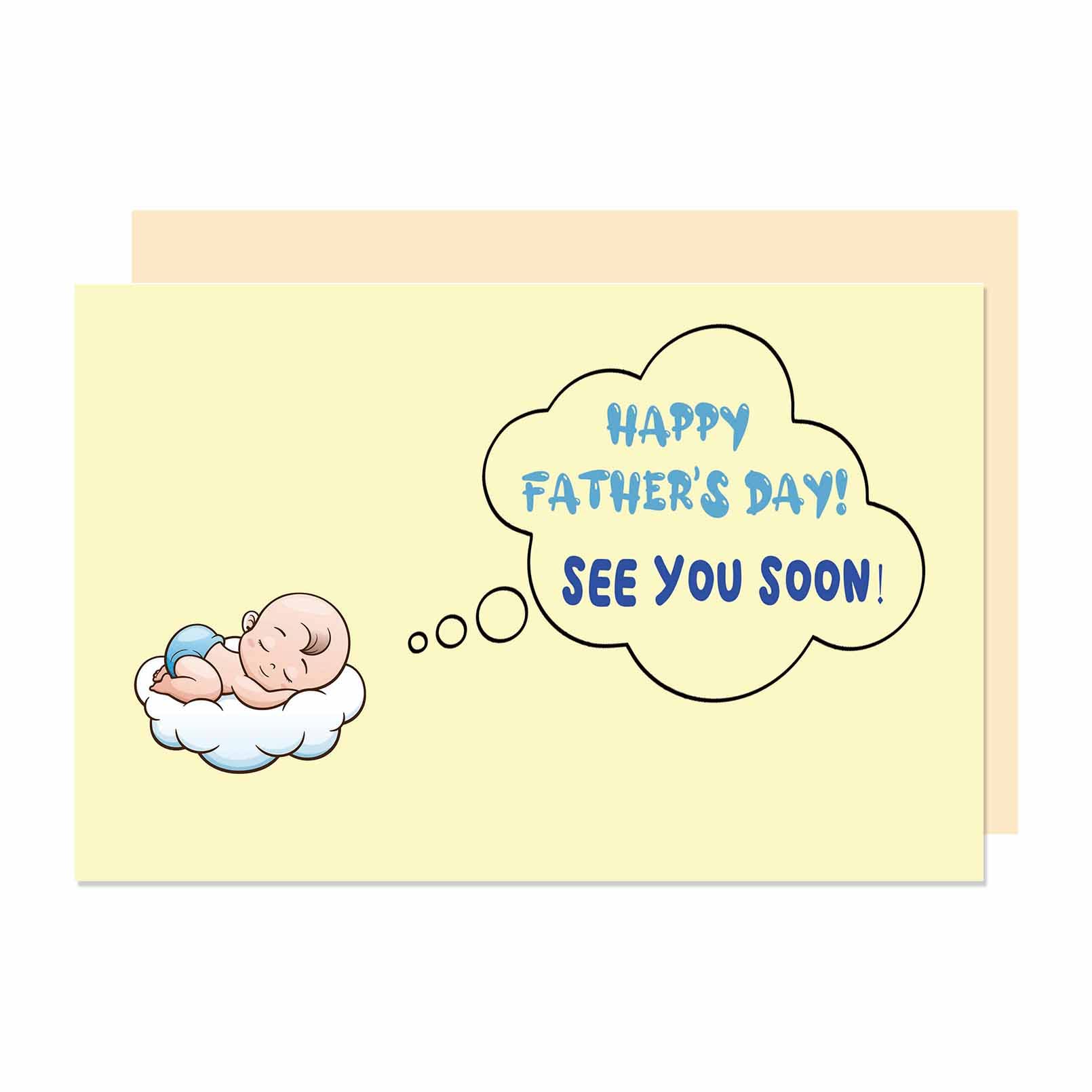 Ure Tenk Soon To Be Dad Father's Day Card, Daddy To Be Card, Unborn Baby Pregnancy Card, First Time Dad Gift