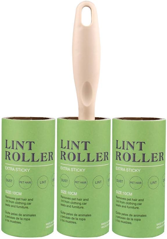 House of Quirk Lint Rollers Brush Reusable Sticky Picker Cleaner Roller