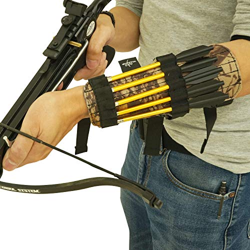 Southland Archery Supply SAS 6.5\" Aluminum Pistol Crossbow Bolts Arrows for 50lbs 80lbs - 36/Pack or 12/Pack - for Self Cocking Mini Crossbows (Camo Bolt Holder with 12/Pack) - Thumbnail 6