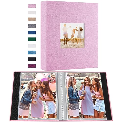 Miaikoe Small Photo Album 6x4 50 Pockets 2 Packs