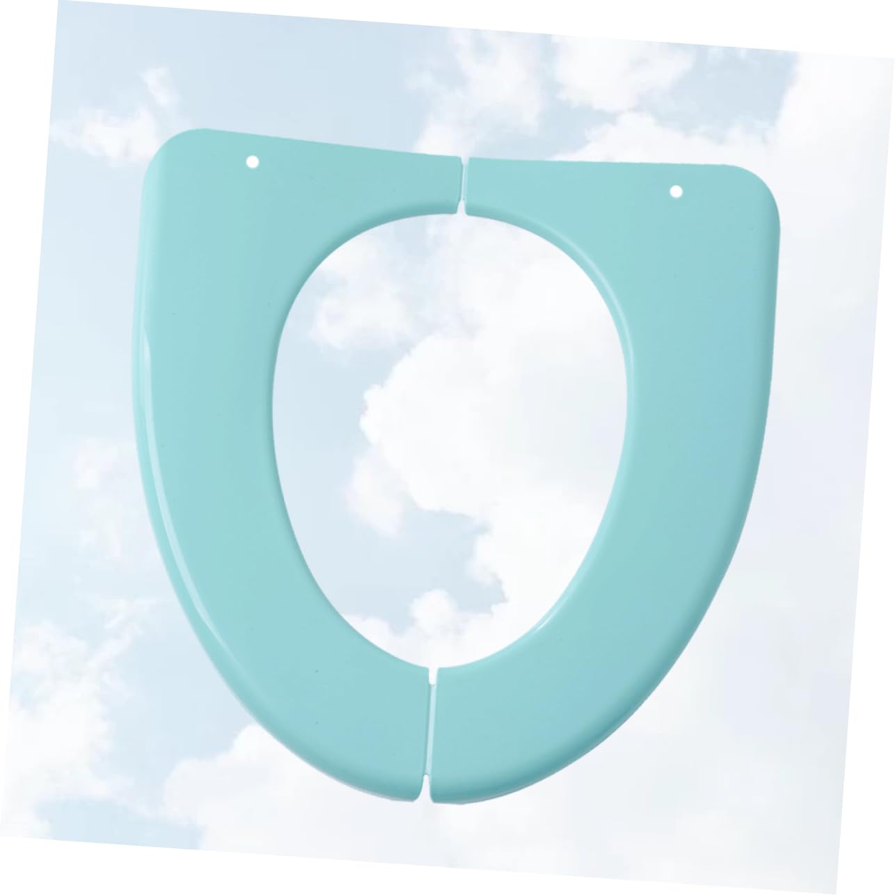 RORPOIR Portable Potty Seat Plastic Toilet Training Seat Cover Folding Pad for Home Travel Use