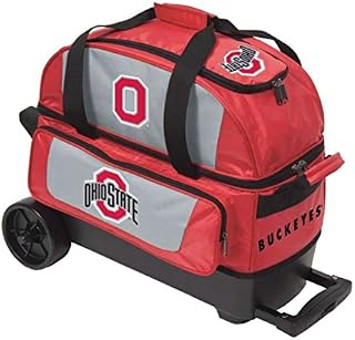 Bowlerstore Products The Ohio State University 2 Ball Roller Bowling Bag ()