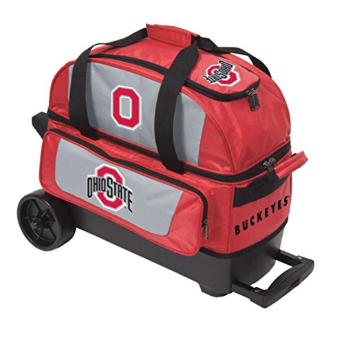 Bowlerstore Products The Ohio State University 2 Ball Roller Bowling Bag ()