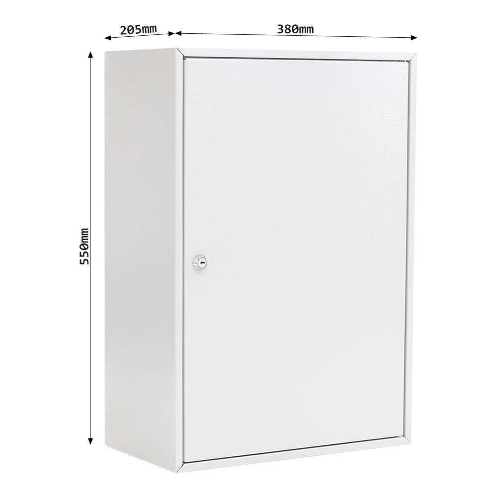 Coffre-fort murale Armoire à clés murale pour 250 clés Rottner S 250 Fabriqué en fine feuille de métal-Boîte pour clés