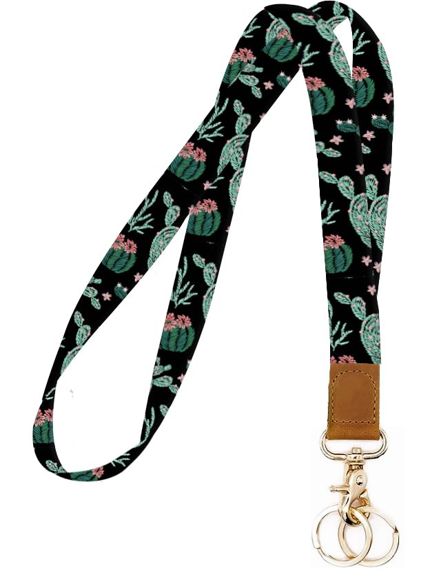 NUGGHU Lanyards for Keys, Durable Keychain Long Lanyard for Women Men, Cute Neck Lanyard for ID Badges Holder, Wallets, key