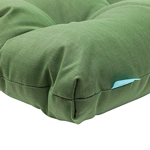 Image of QILLOWAY Outdoor Bench Cushion - 51x18x4 Inch Waterproof Patio Bench Cushion, Durable Bench Cushions for Outdoor Furniture, Replacement Outdoor Bench Cushions for Garden, Deck,Dark Green