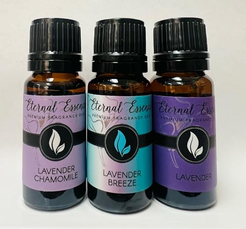 Image of Trio (3) - Lavender Chamomile, Lavender Breeze & Lavender - Premium Fragrance Oil Trio - 10ML