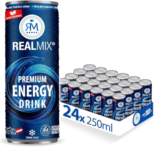 RealMix Energy Drink – Boisson Énergisante Sans...