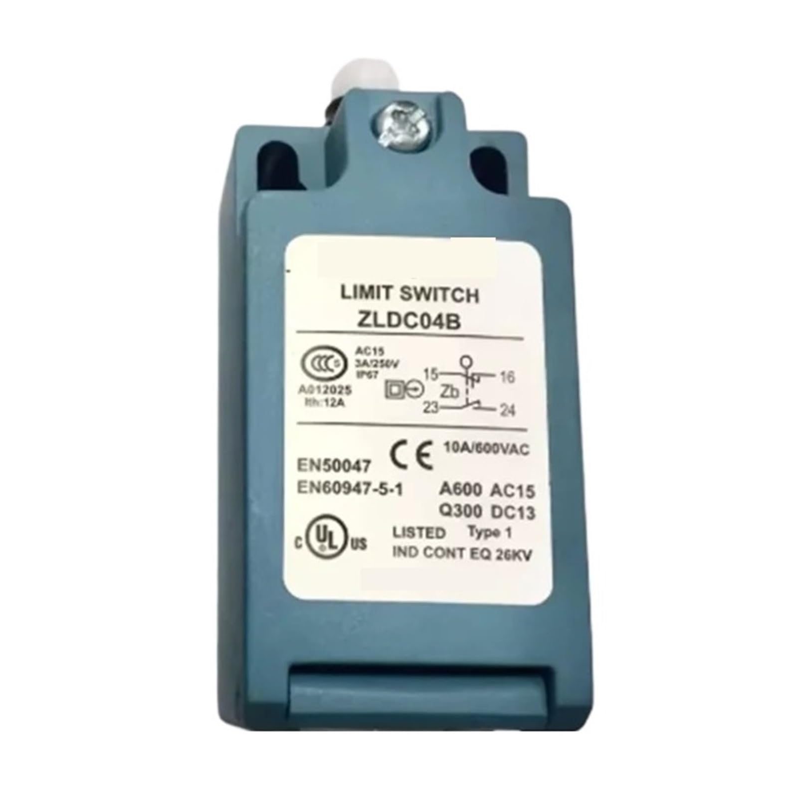 Limit switch ZLDC04B interrupteur fin de course IP67 AC15 3A 250V potentiomètre