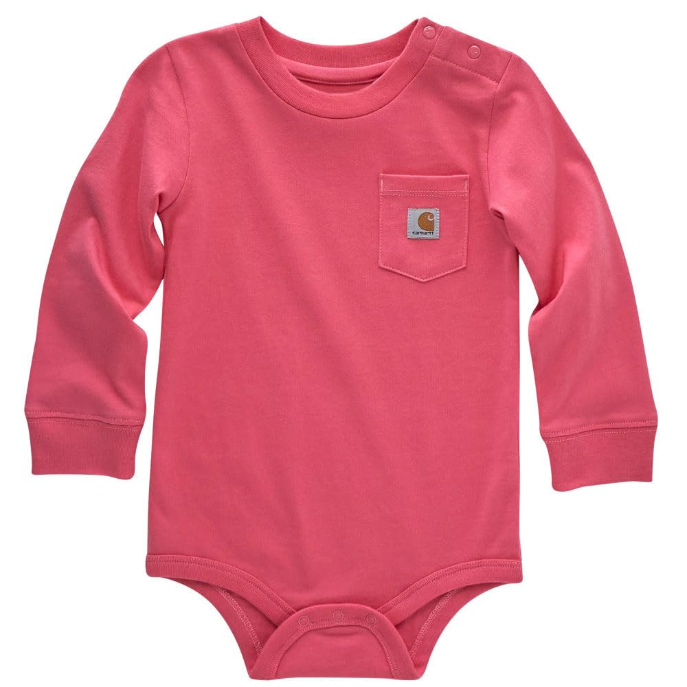 Carhartt Kid's CA5002 Long-Sleeve Pocket Bodysuit