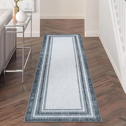 Sungea runners for hallways 2x6,Machine Washable Non Slip Kitchen Runner Rugs,Low