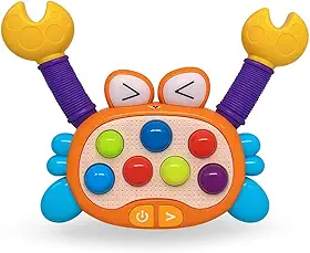 Brinquedo Caranguejo Pop It Sensorial Musical