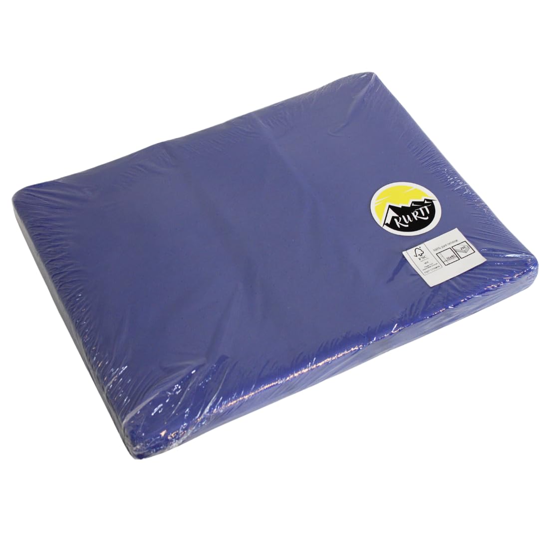 KURTT - 250 Tischsets, 30x40cm Rutschfestes beschichtetes Papier Tischset - Wasserabweisender Untersetzer, Untersetzer (250, Blau)