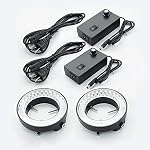DEVMO 60-LED Adjustable Ring Light Illuminator Lamp for Stereo Zoom Microscope